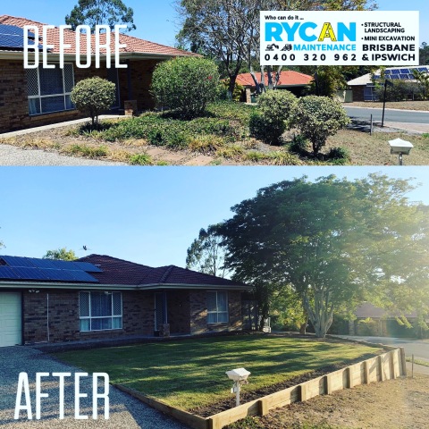 Rycan Retaining and Earthworks Front Yard Renovation
